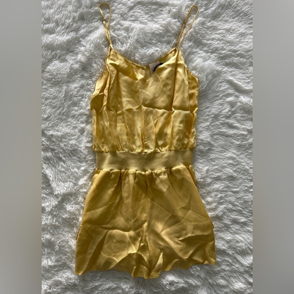 Cinq à Sept Tous Les Jours Amia Twill Romper sz L